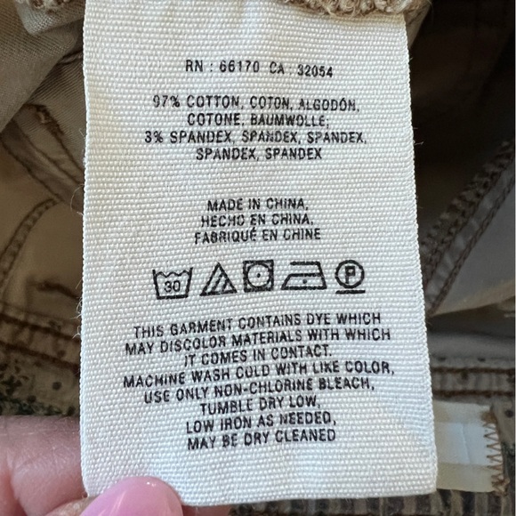 Anthropology Hei Hei Khaki Tan Pants. Womens size 27 - Picture 11 of 11